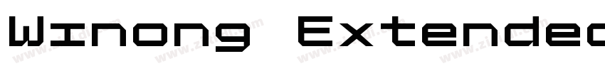 Winong Extended字体转换